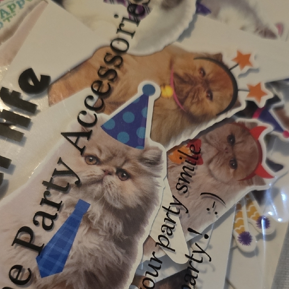 Persian Cat Cupcake Picks - Picture 3 of 4